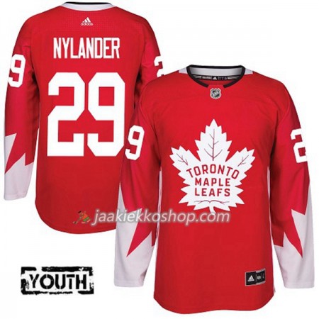 Lapsille NHL Toronto Maple Leafs Pelipaita William Nylander 29 Adidas 2017-2018 Rot Alternate Authentic